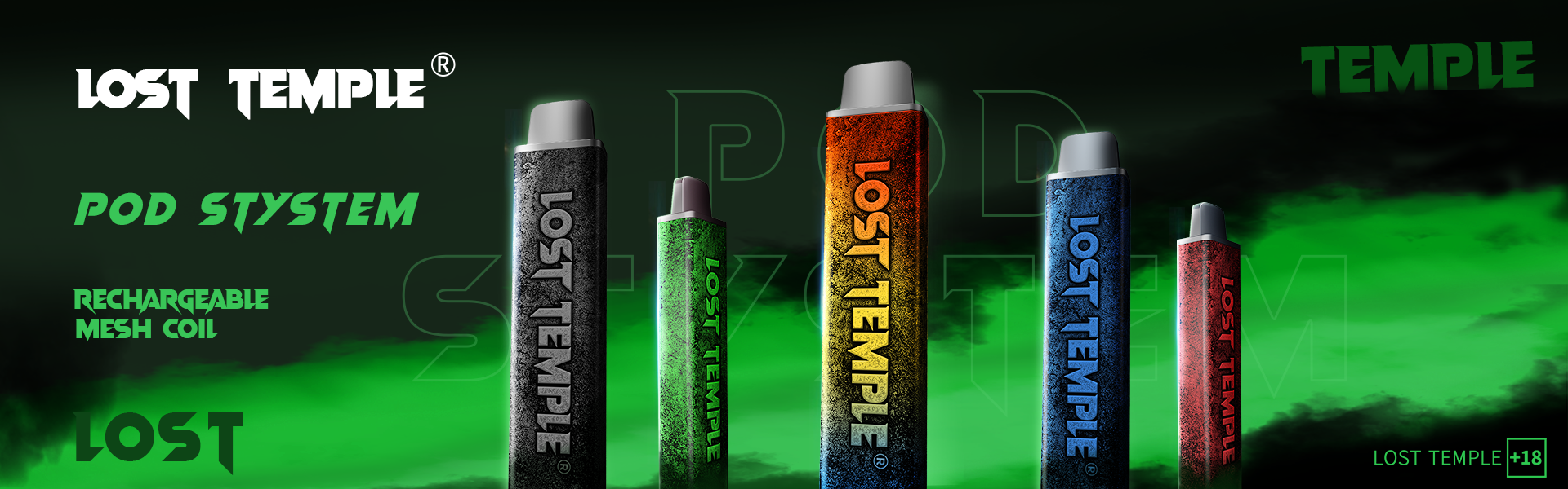 Disposable vape with LED Screen